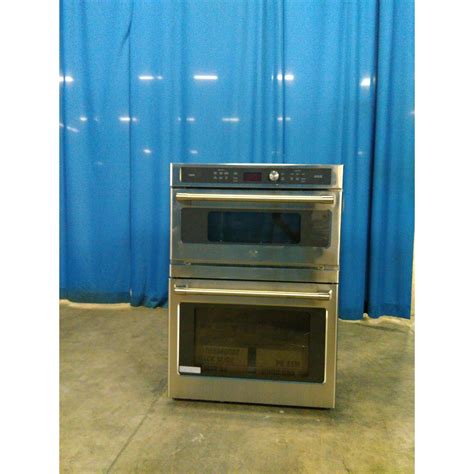 Ge Cafe Ct9800shss 30 Electric Double Wall Oven With Microwave