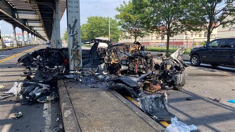 One Dead One Injured After Fiery Car Crash In Brooklyn
