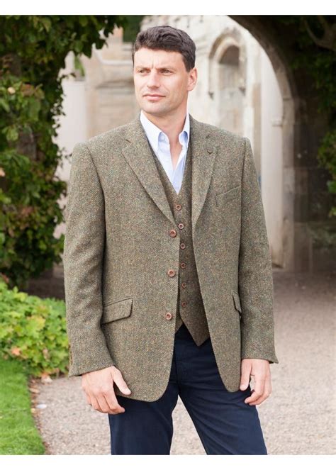 Magee Donegal Tweed Jacket Mens From A Hume Uk