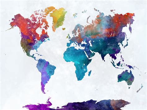 High Resolution World Map Wallpaper Hd Free Hd Political World Map