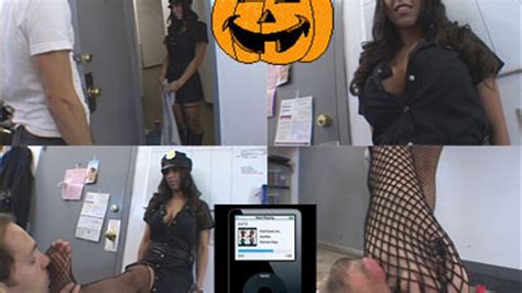 Trick Or Treat Smell My Feet Female Cop Young American Dominatrix