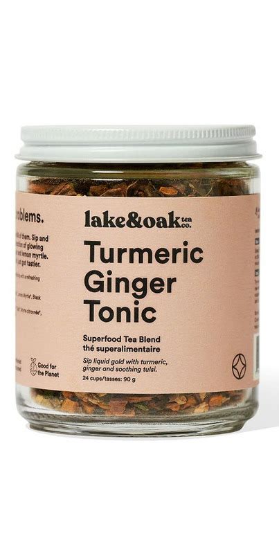 Buy Lake Oak Tea Co Turmeric Ginger Tonic Superfood Tea Blend At