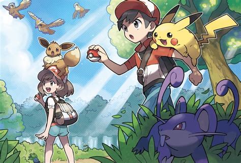Pokémon Let’s Go Exclusivos De Las Versiones Pikachu Eevee
