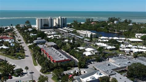 Siesta Key Village Sarasota Florida Aerial Youtube