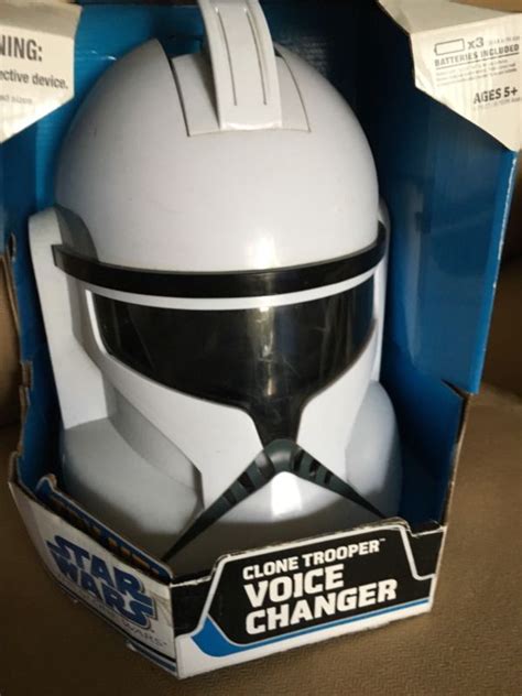 Hasbro Star Wars The Clone Wars Clone Trooper Voice Changer Helmet New