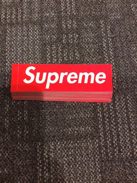 Supreme Box Logo Sticker Set 25 Pieces Grailed