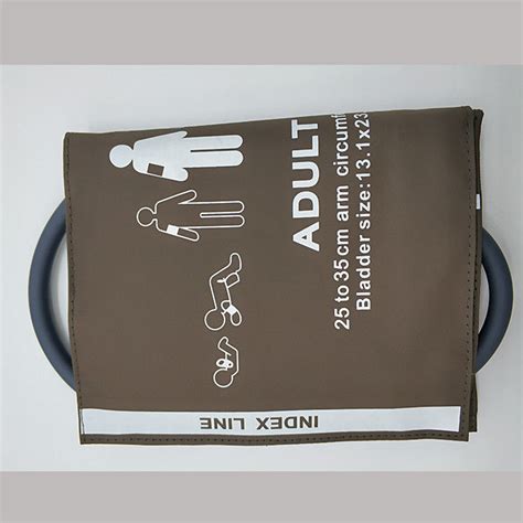 Adult Thigh Single Nibp Cuffs With Bladder 46 66cm Length Coffee Color
