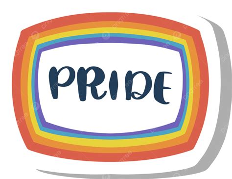 รูปวันแห่งความภาคภูมิใจชายแดน Rainbow Gay Png เกย์ กรอบ ขอบรุ้งภาพ