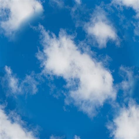 Seamless Texture Of White Clouds In The Sky Stock Photo Image Of