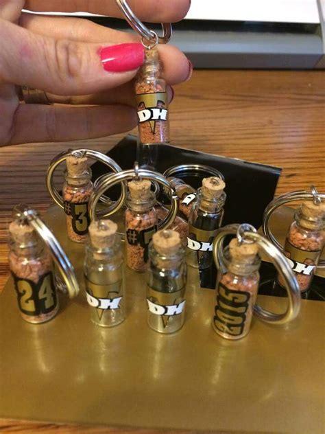 Any fan will love these customizable wooden baseball bat mugs. Small bottle with playing field dirt (baseball...) inside ...