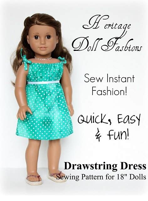 Doll Dress American Doll Clothes Doll Dress Patterns American Girl