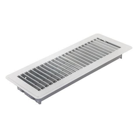 This product, however, can bring a lot to any residence. White Metal Louvered Ducted Heating Floor Vent 100x300mm ...