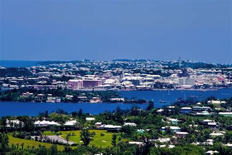View Of The City Of Hamilton Island Of Bermuda Atlantic Flickr