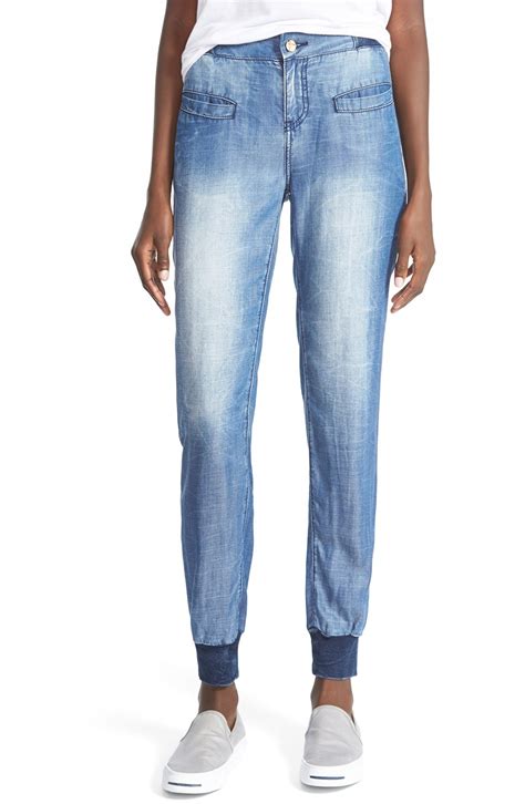 Standard And Practices Woven Denim Jogger Pants Nordstrom