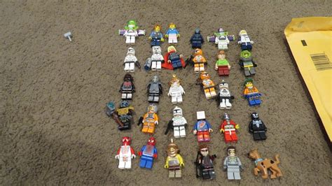 wow huge lego minifigure haul rare youtube