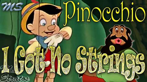 Pinocchio I Got No Strings Remastered 169 Disney Songs Pinocchio