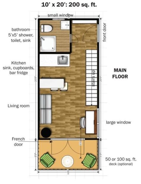 Maybe you would like to learn more about one of these? The two-story design has 350 square feet of interior space ...