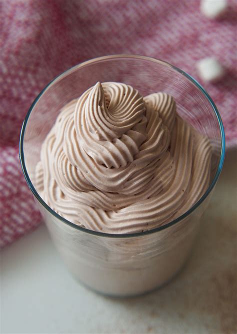 Hot Chocolate Whipped Cream Two Ingredients Candy Jar Chronicles
