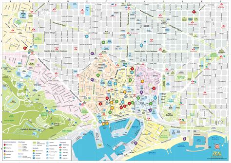 Barcelona Tourist Spots Map Best Tourist Places In The World