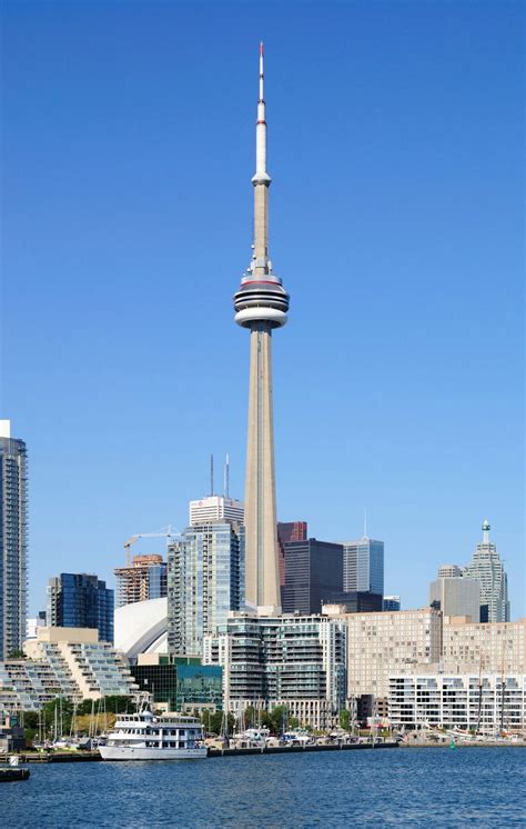 The Cn Tower Or Canadian National Tower Cn Tower Wonders Of The