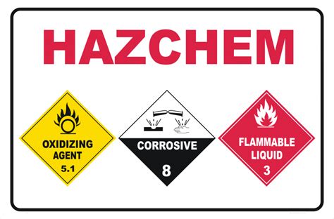 Pool Chemical Sign National Safety Signs