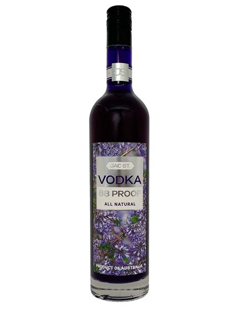 Jac St All Natural Purple Vodka 700ml Cello Liqueur