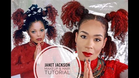 Janet Jackson Makeup And Natural Hairstyle Tutorial Together Again
