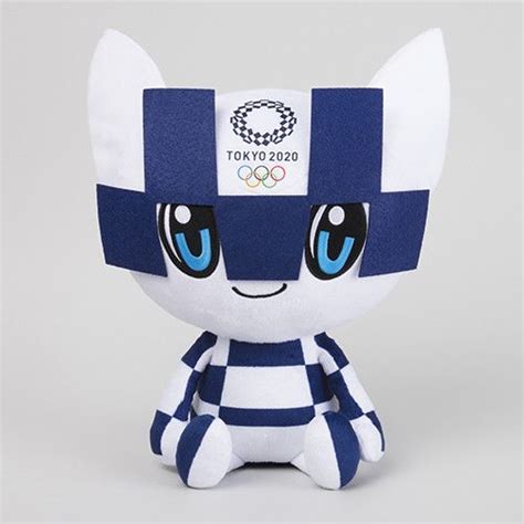 New 2020 Tokyo Olympic Official Mascot Plush Doll L Blue Limited Japan