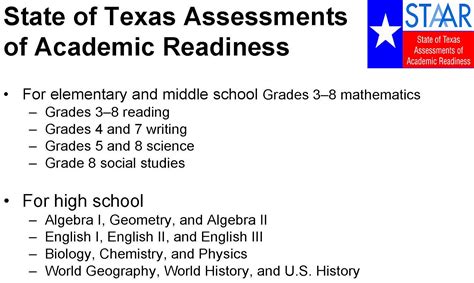 Where does the story take place and when? Focus Points: Update On STAAR: State Testing Program