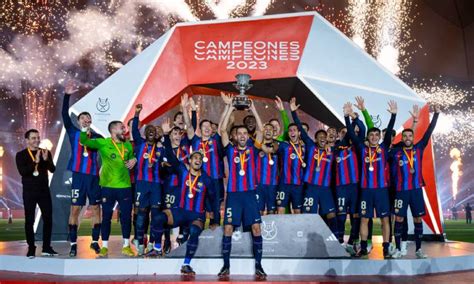 Barcelona Es Campe N De La Supercopa De Espa A
