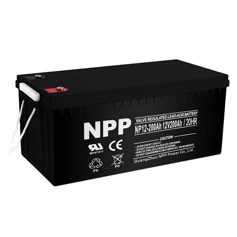 Buy Npp 12v 200ah Deep Cycle Agm Battery Ub4d Usb12200 For Camping Ups