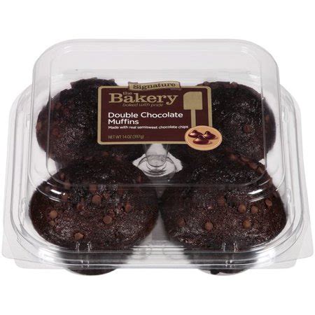 Maybe you would like to learn more about one of these? The Bakery at Walmart Double Chocolate Muffins, 14 oz, 4 ...