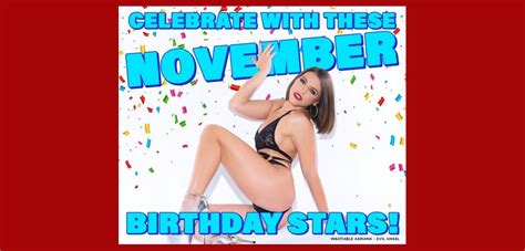 Pornstar Birthdays November Official Blog Of Adult Empire