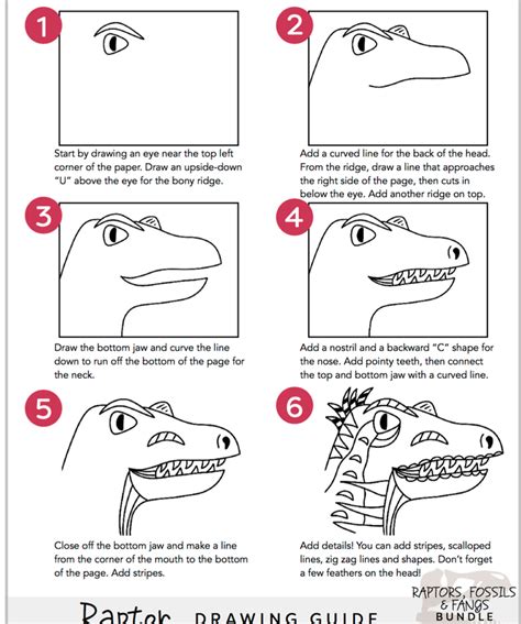More images for how to draw a raptor running » How To Draw A Raptor Art Challenge - Thomastown National ...