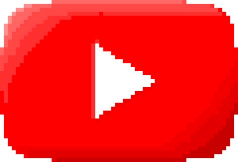 Pixel Art Logo De Youtube