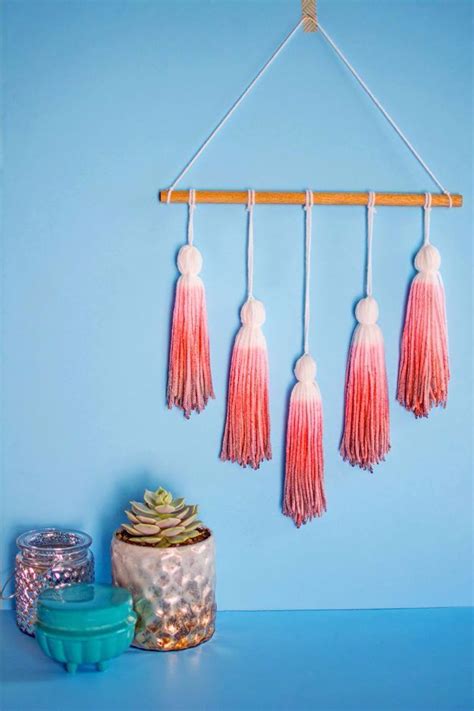 Dip Dye Yarn Tassel Wall Hanging Pictures Photos And Images For