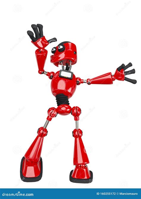 Robot Cartoon Dancing Stock Illustration Illustration Of Background