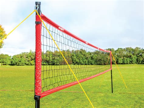Sports netting helps ensure safety at your facility's sporting events. SpikePro Outdoor Volleyball Net System - Gopher Sport