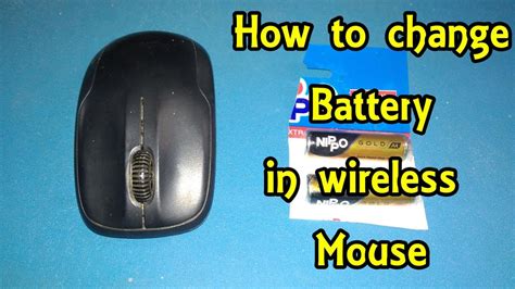 How To Change Battery In Wireless Mouse Mouse Battery Replacement
