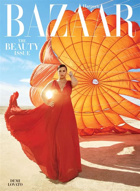 Demi Lovato Wears A Rainbow Worth Of Dresses For Her Harper S Bazaar Shoot Wowi News