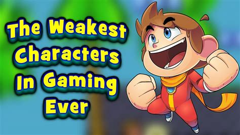 The Weakest Characters In Gaming Ever 1 Alex Kidd Youtube