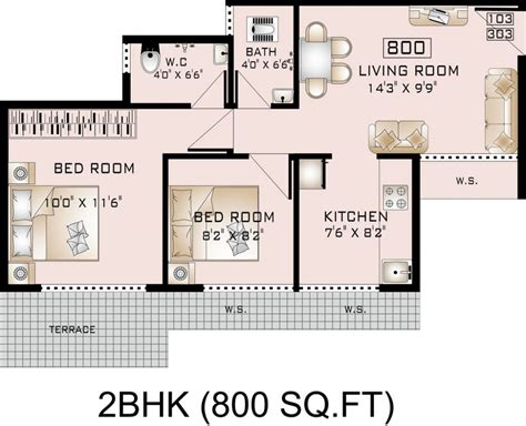800 Sq Ft House Plans 4 Bedroom