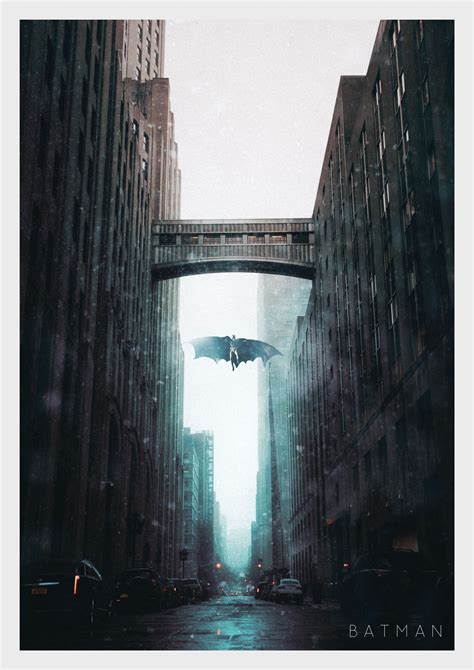 Batman Landscape | Alternative Movie Posters | Vincent Van Doodle