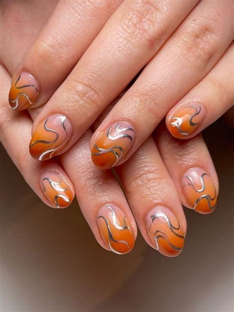 Burnt Orange Nails Designs And Ideas Perfect For Fall Orange