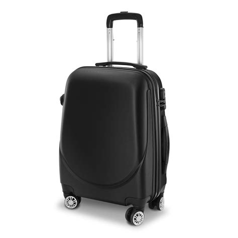 Imountek Black 20 Inch Hardside Spinner Luggage Hard Shell Travel