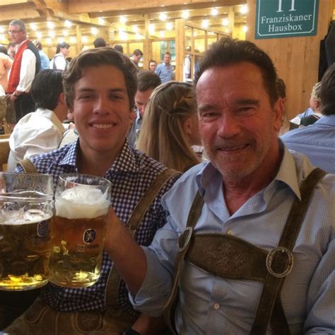 Arnold Schwarzeneggers 19 Year Old Son Christopher Looks Very