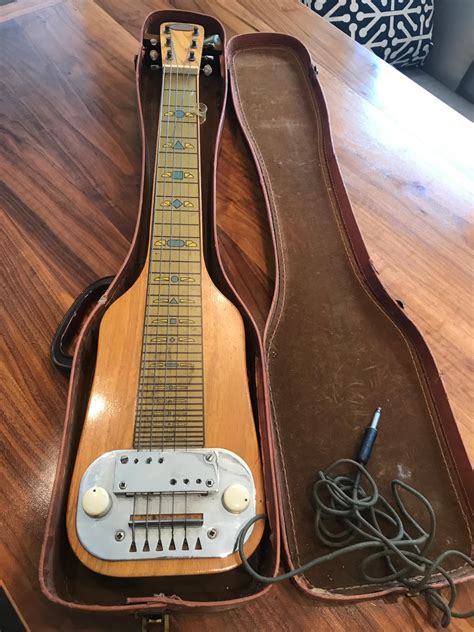 Supro Lap Steel Guitar 1952 Antique Blonde Reverb