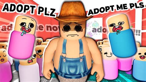 Playing Roblox Adopt And Raise A Baby Without Admin Youtube