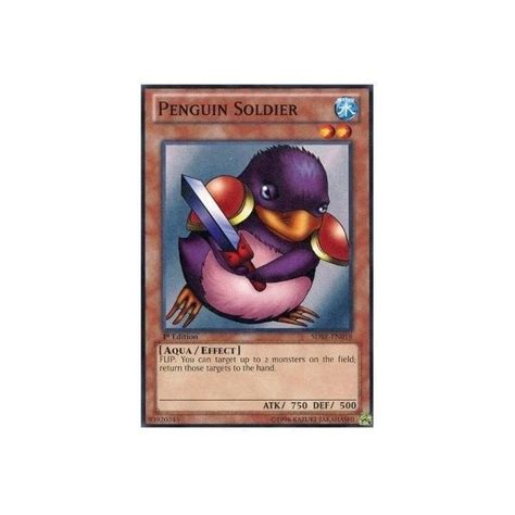 Yu Gi Oh Card Sdj En022 Penguin Soldier Super Rare Chaos Cards