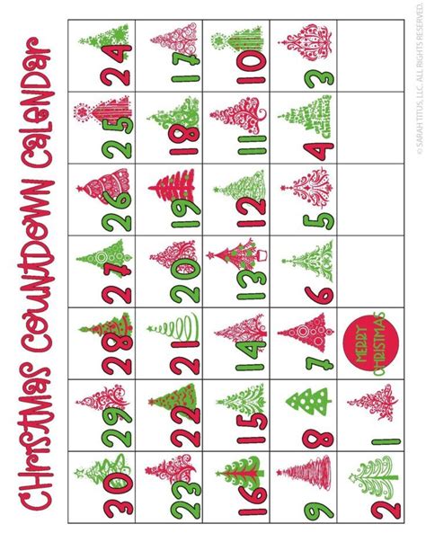 Christmas Printables Library Sarah Titus From Homeless To 8 Figures